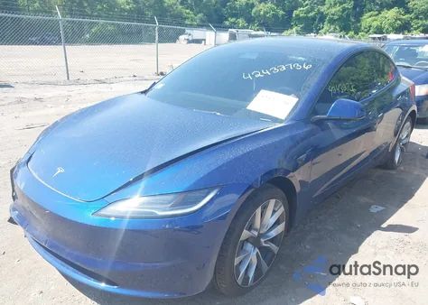 2024 Tesla Model 3 Long Range Dual Motor All-Wheel Drive/Rear-Wheel Drive from USA, damaged, VIN 5YJ3E1EA8RF768989